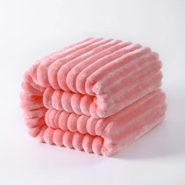 Plush Flannel Fleece Blanket, Soft Lightweight